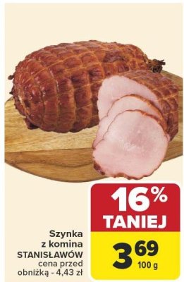Szynka z komina STANISŁAWÓW promocja w Carrefour