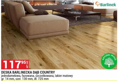 Deska barlinecka Dąb Country promocja w Merkury Market
