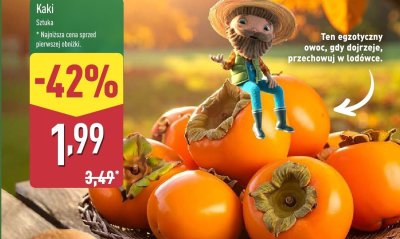 Kaki 1 szt. promocja w Aldi