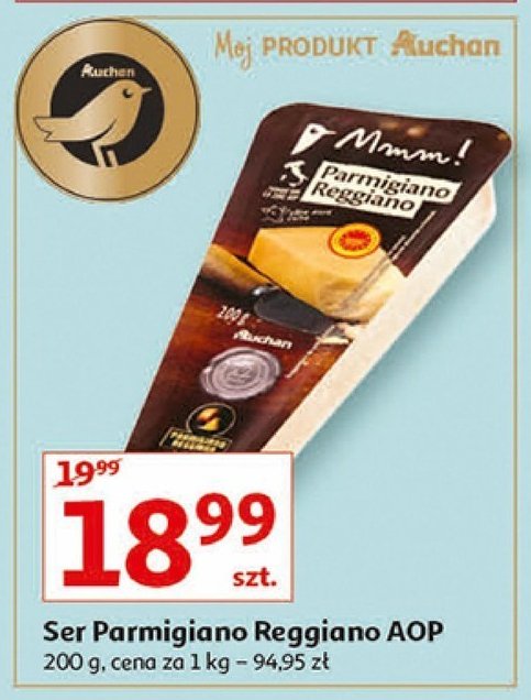 Ser parmigiano reggiano Auchan mmm! promocja