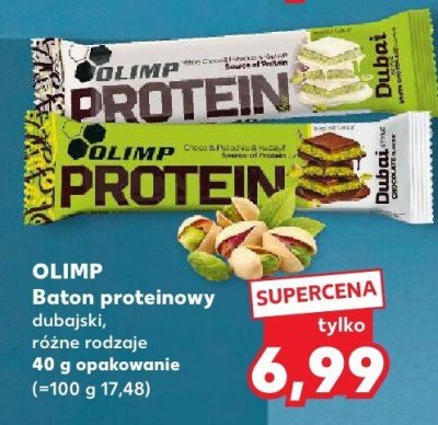 Baton proteinowy dubajski, różne rodzaje Olimp promocja w Kaufland