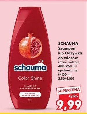 Szampon do włosów Schauma color shine promocja w Auchan