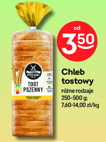 Chleb tostowy pszenny Z dobrej piekarni promocja