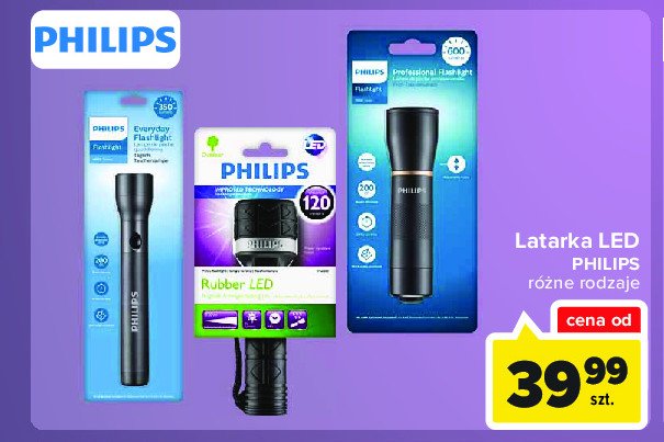 Latarka rubber led sfl5200 Philips promocja
