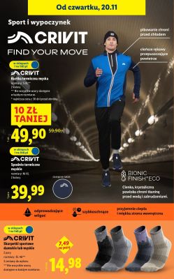 Skarpetki sportowe damskie lub męskie CRIVIT promocja w Lidl