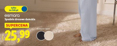 Spodnie dresowe damskie Esmara promocja w Lidl