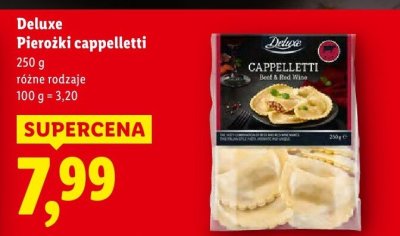 Pierożki cappelletti różne rodzaje promocja w Lidl