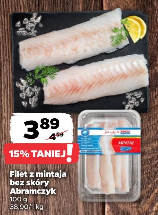 Mintaj filet bez skóry Abramczyk promocja