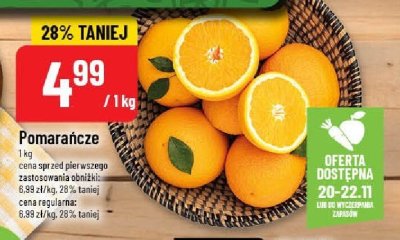 Pomarańcze promocja w POLOmarket