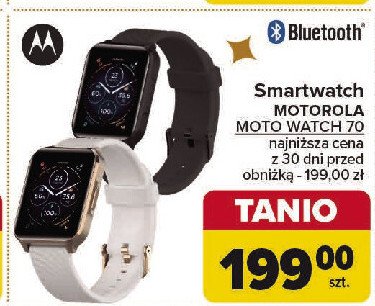 Smartwatch 70 Motorola promocja w Carrefour