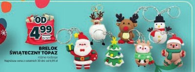 Brelok świąteczny Topaz różne rodzaje promocja w Stokrotka