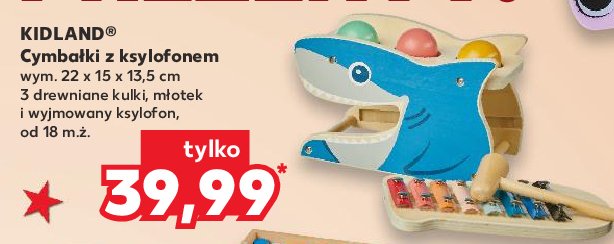 Cymba艂ki z ksylofonem Kidland promocja