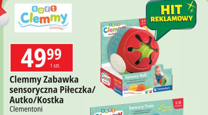 Auto sensoryczne clemmy Clementoni promocja