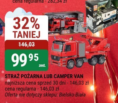 Straż pożarna lub Camper Van promocja w bi1