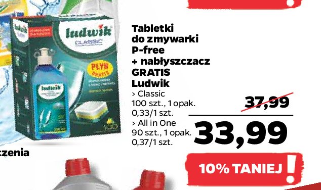 Tabletki do zmywarek Ludwik classic promocje