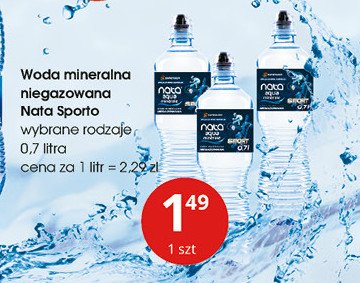 Woda sporto NATA AQUA promocja
