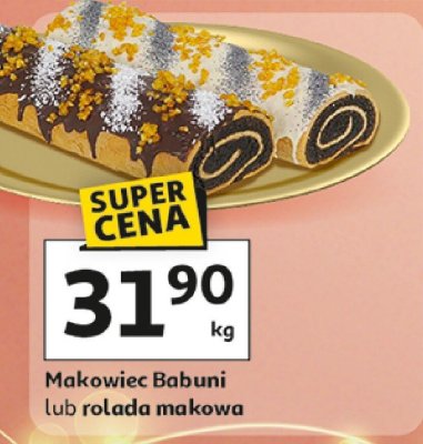 Makowiec Babuni lub rolada makowa promocja w Auchan