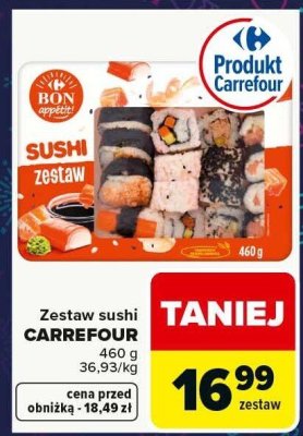 Zestaw sushi CARREFOUR promocja w Carrefour