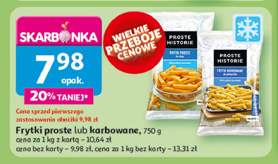 Frytki proste do oleju Iglotex proste historie promocja w Auchan
