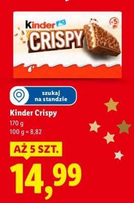 Czekolada Kinder Crispy promocja w Lidl
