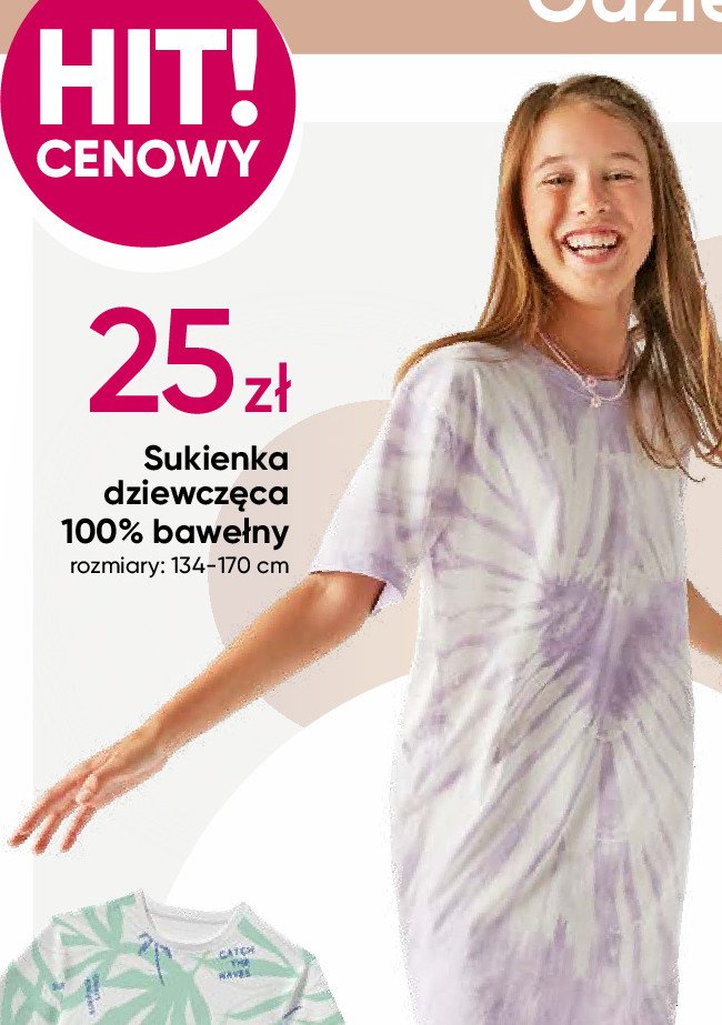 Sukienka dziewczęca 134-170 cm promocja