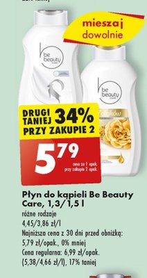 Płyn do kąpieli kozie mleko Be beauty care promocja