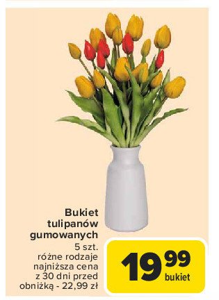 Tulipany promocja w Carrefour