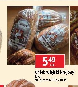 Chleb wiejski PIEKARNIA TURZNO JÓKA promocja w Kaufland