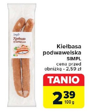 Kiełbasa podwawelska Simpl promocja