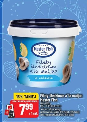 Filety śledziowe a'la matias Master Fish promocja w POLOmarket