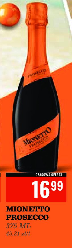 Wino Mionetto prosecco promocja