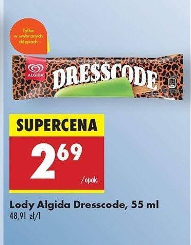 Lód dresscode Algida promocja