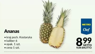 Ananas promocja w Makro