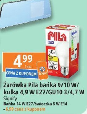 Żarówka 10w e27 Pila promocja