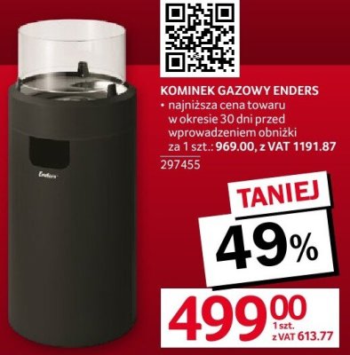 KOMINEK GAZOWY ENDERS promocja w Selgros