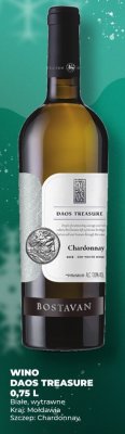 Wino Daos Treasure Chardonnay promocja w Duży Ben
