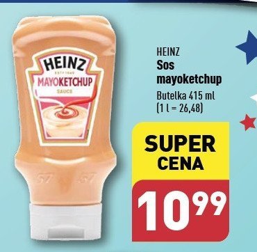 Sos mayo ketchup Heinz promocja