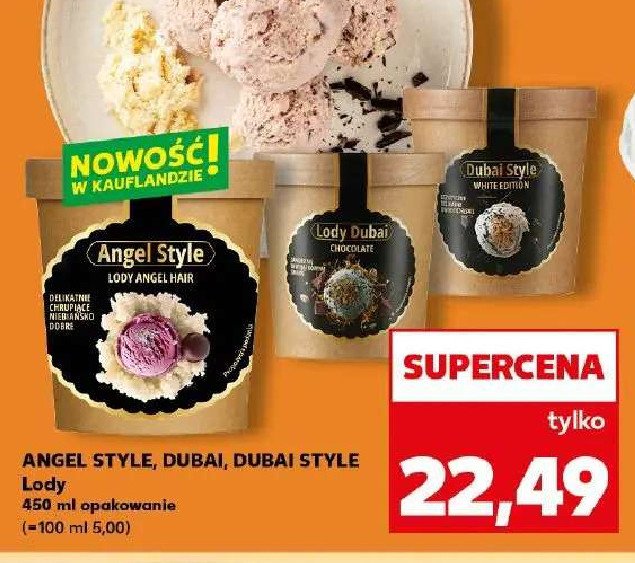 Lody dubai chocolate promocja