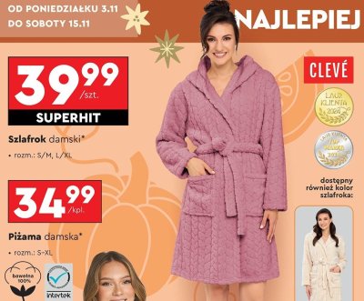 Piżama damska promocja w Biedronka