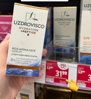 Serum Uzdrovisco Hydration + Peptide Rozjaśniające promocja w Rossmann