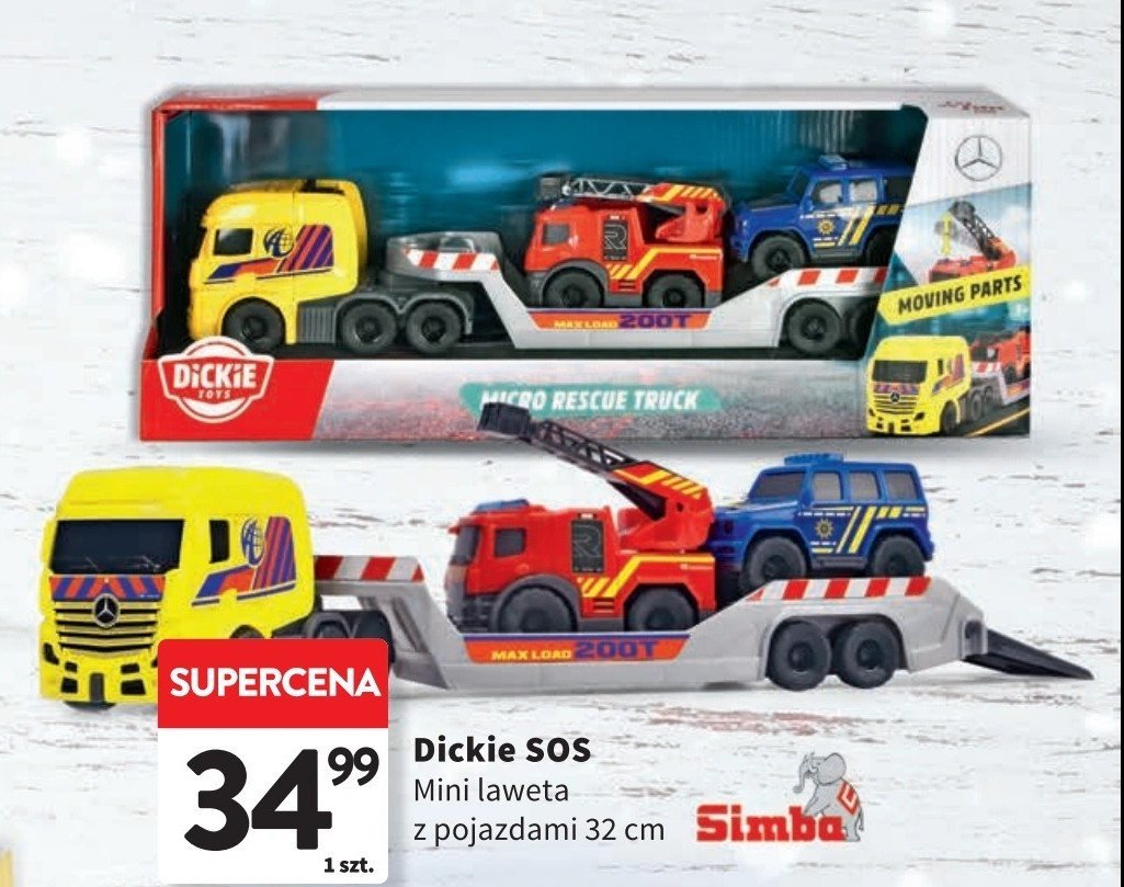 Zestaw sos Dickie toys promocja