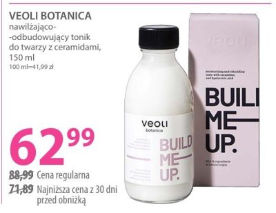 Tonik do twarzy VEOLI BOTANICA, 150 ml promocja w Hebe