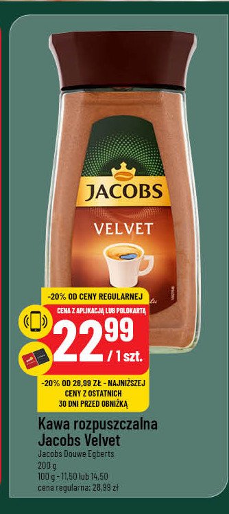 Kawa Jacobs velvet promocja