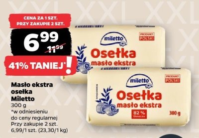 Masło ekstra promocja w Netto