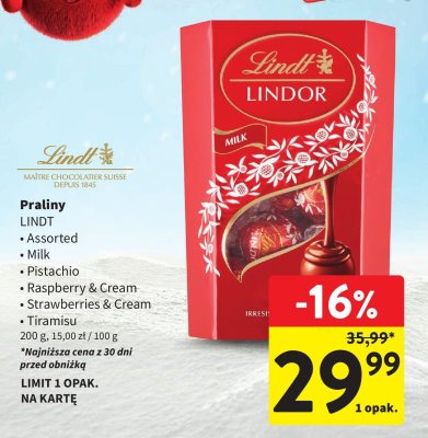 Praliny czekoladowe  promocja w Intermarche