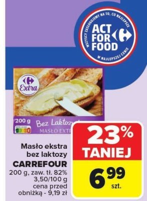 Mas艂o promocja w Carrefour Market