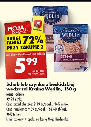 Schab z beskidzkiej wędzarni Kraina wędlin promocja