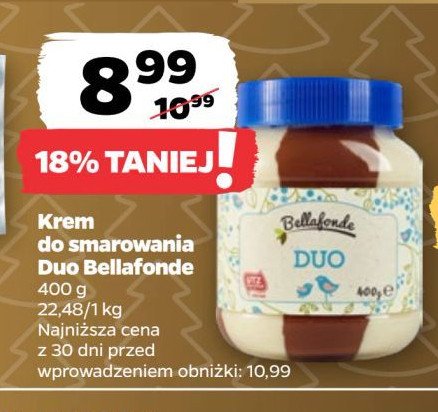 Krem do smarowania duo spread Bellafonde promocja