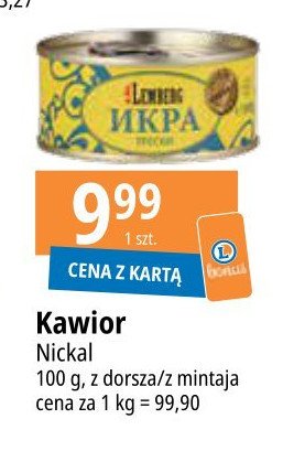 Kawior z mintaja Lemberg promocja