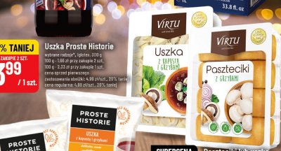 Paszteciki lub uszka Virtu promocja w POLOmarket